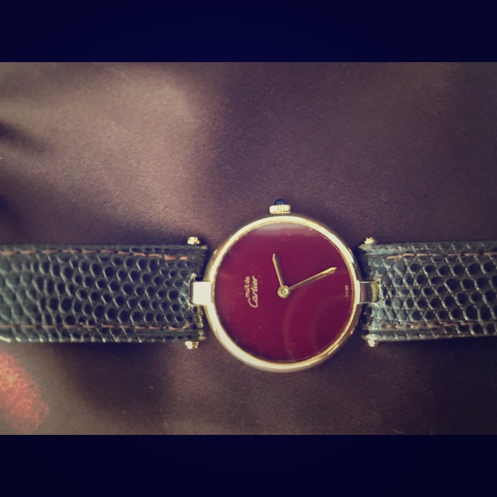 Vintage Cartier Argent 925 watch